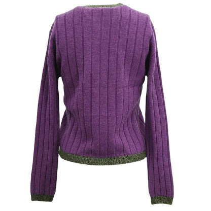 Chanel 1997 Cardigan Purple #38