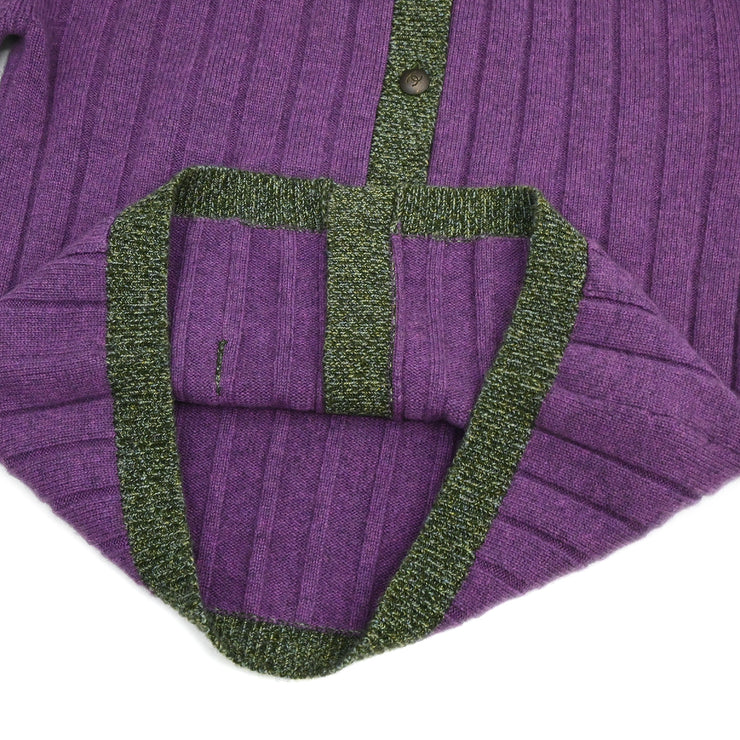 Chanel 1997 Cardigan Purple #38