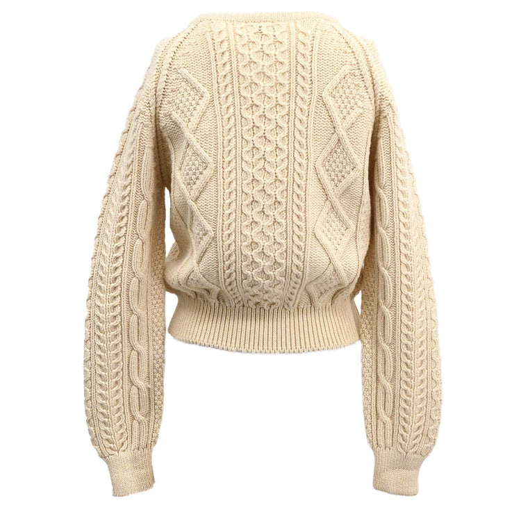 Chanel 1996 Fisherman Sweater White #42