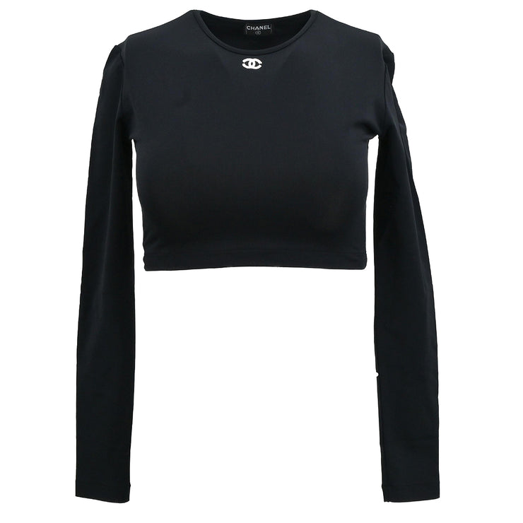 Chanel Cropped Top Black #38