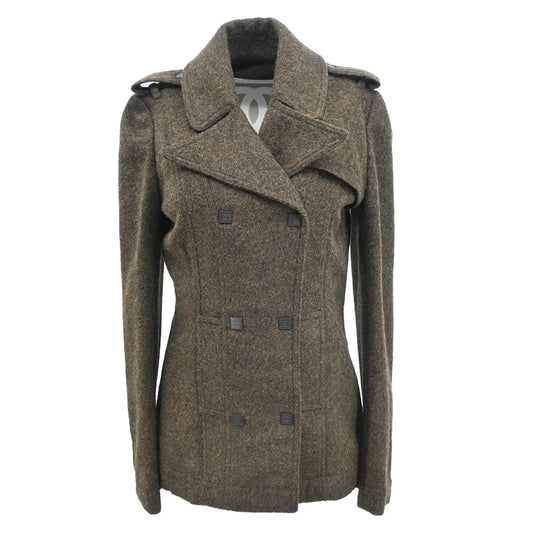 Chanel 2005 Sport Line Double Breasted Jacket Khaki #36