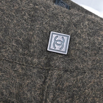Chanel 2005 Sport Line Double Breasted Jacket Khaki #36