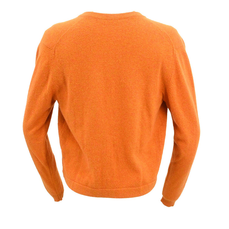 Hermes Ensemble Cardigan Top Orange #MEDIUM