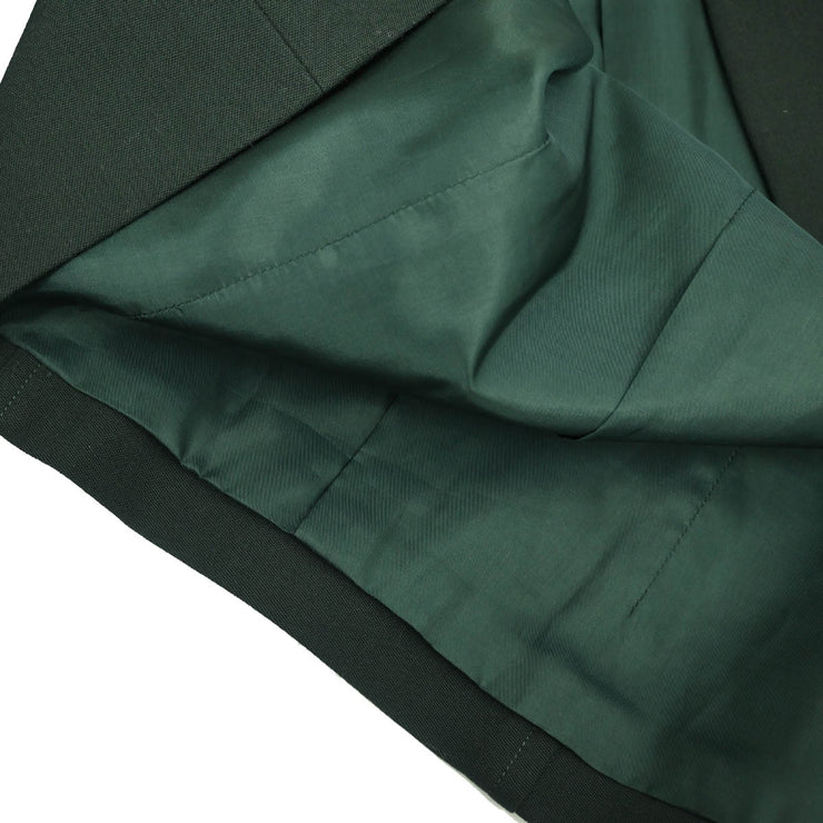 Celine Setup Suit Jacket Skirt Green #38