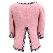 Chanel 2007 Collarless Jacket Pink #38