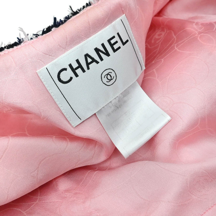 Chanel 2007 Collarless Jacket Pink #38