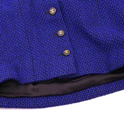 Chanel 1995 Skirt Suit Jacket Navy #40