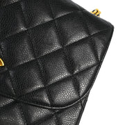 Chanel Black Caviar Chain Shoulder Bag