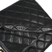 Chanel Black Caviar Chain Shoulder Bag