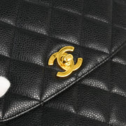 Chanel Black Caviar Chain Shoulder Bag