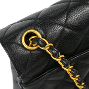 Chanel Black Caviar Chain Shoulder Bag