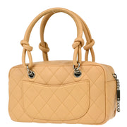 Chanel Beige Calfskin Cambon Ligne Handbag