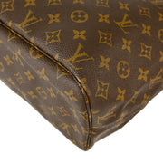 Louis Vuitton Monogram Neverfull MM Shoulder Tote Bag M40156