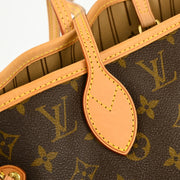 Louis Vuitton 2008 Monogram Neverfull MM Shoulder Tote Bag M40156