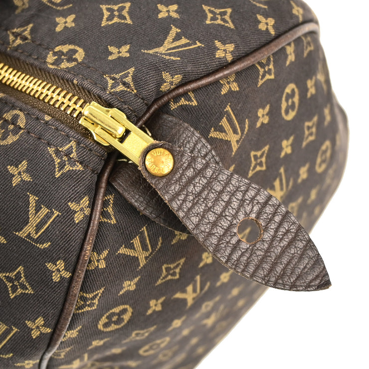 Louis Vuitton Brown Monogram Mini Lin Speedy 30 Handbag M95224