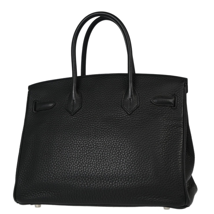 Hermes Black Togo Birkin 30 Handbag