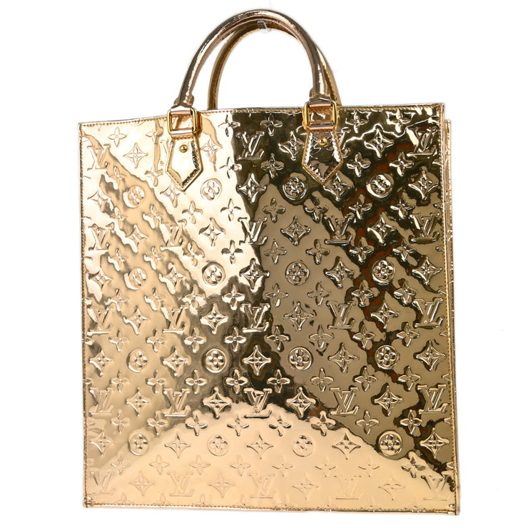 Louis Vuitton Gold Monogram Miroir Sac Plat Tote Handbag M40268