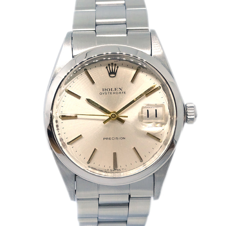 Rolex Oyster Date Precision Watch 34mm Ref.6694 Self-winding SS