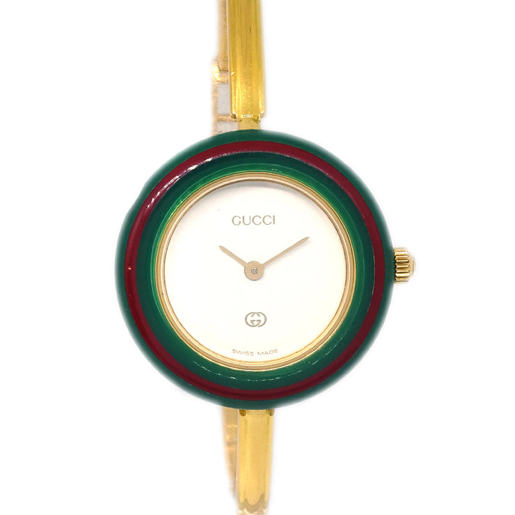 Gucci 11/12 Change Bezel Chameleon Watch SS