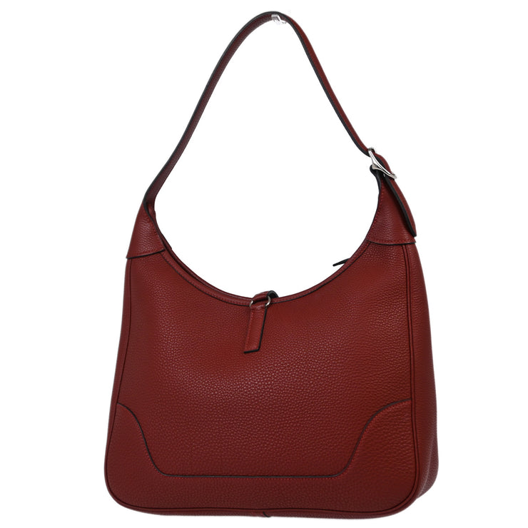 Hermes Bordeaux Togo Trim 31 Shoulder Bag