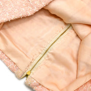 Chanel 1995 Setup Suit Jacket Skirt Pink #36