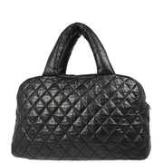 Chanel Black Nylon Coco Cocoon Handbag