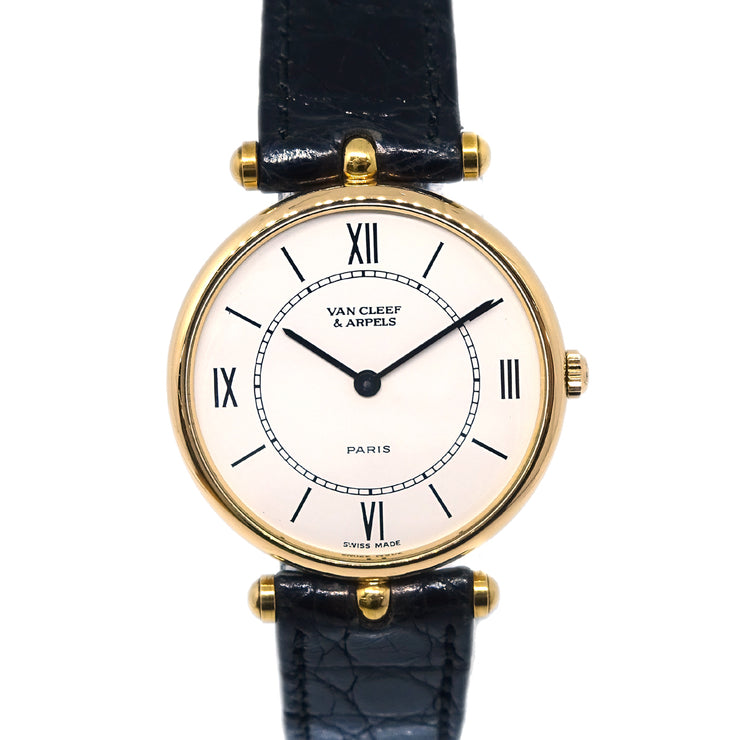 Van Cleef & Arpels La Collection Manual-winding Watch 18KYG Black