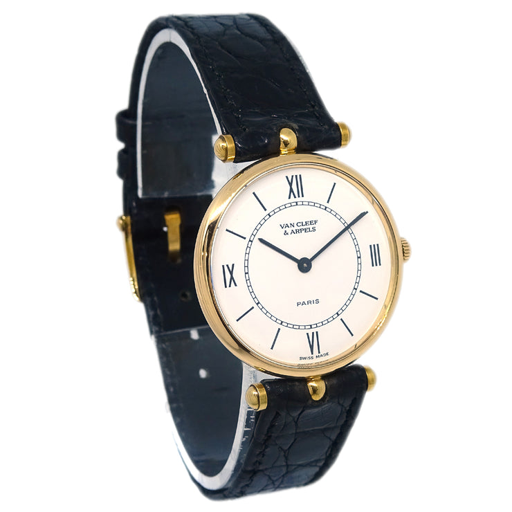 Van Cleef & Arpels La Collection Manual-winding Watch 18KYG Black