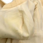 Chanel 1995 Collarless Jacket Ivory #40