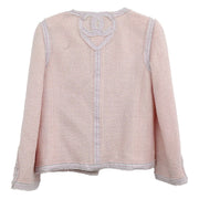 Chanel 2009 Collarless Jacket Pink #36