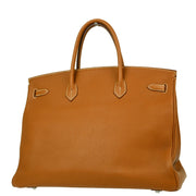 Hermes Gold Togo Birkin 40 Handbag