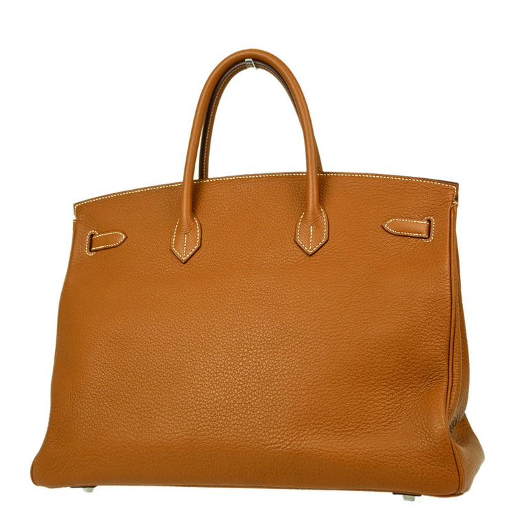 Hermes 2008 Gold Togo Birkin 40 Handbag