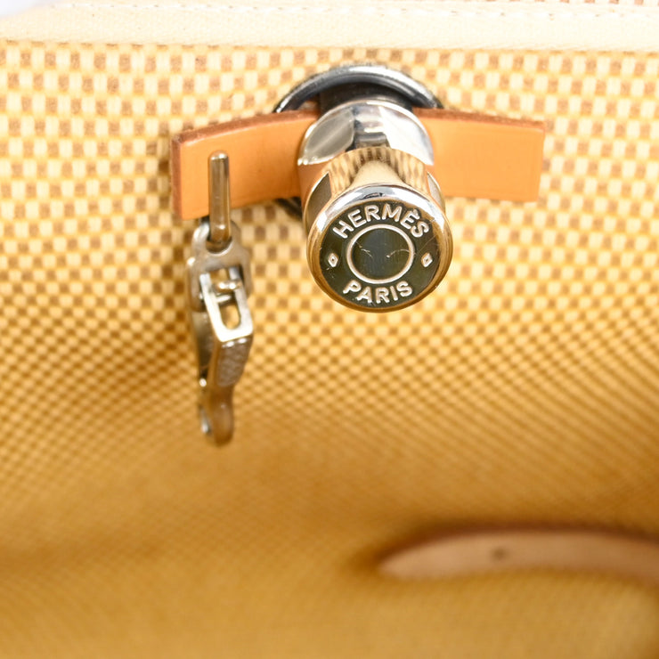 Hermes Natural Toile H Herbag a Dos Backpack