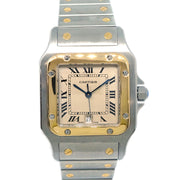 Cartier Santos Galbee LM Quartz Watch SS 18KYG