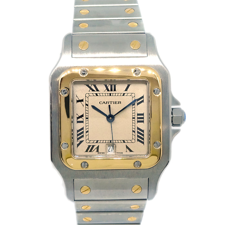 Cartier Santos Galbee LM Ref.187901 Quartz Watch SS 18KYG