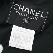 Chanel 1997 Single Breasted Jacket Black #38