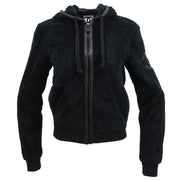 Chanel 2009 Hooded Zip Up Jacket Black #36