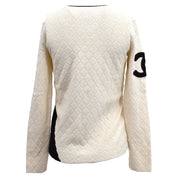 Chanel 2005 Sweater Knit Top White #38