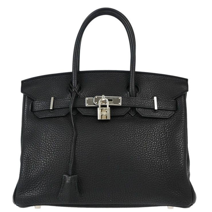 Hermes 2009 Black Togo Birkin 30 Handbag