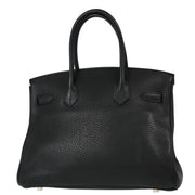 Hermes 2009 Black Togo Birkin 30 Handbag