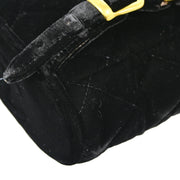 Chanel Black Velvet Duma Backpack Small