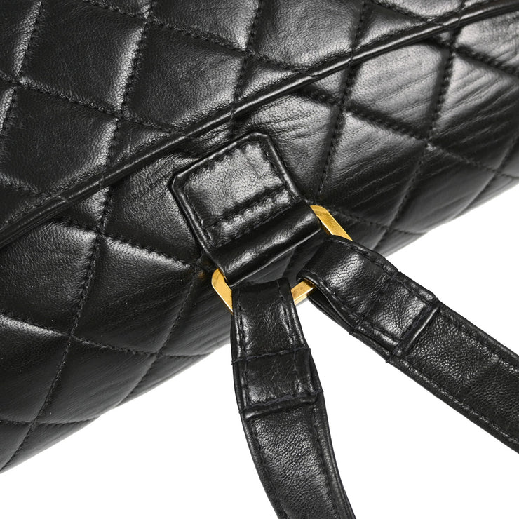 Chanel 1994-1996 Black Lambskin Backpack