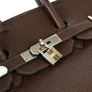 Hermes Chocolat Togo Birkin 35 Handbag