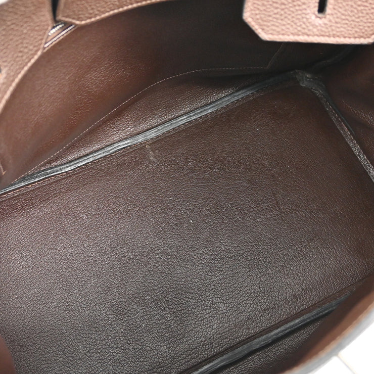 Hermes Chocolat Togo Birkin 35 Handbag