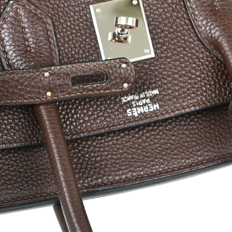 Hermes Chocolat Togo Birkin 35 Handbag