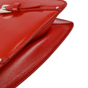 Christian Dior Red Patent Leather Handbag