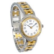 Hermes Clipper Quartz Watch SS