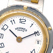 Hermes Clipper Quartz Watch SS