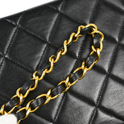 Chanel 1996-1997 Black Lambskin Small Diana Shoulder Bag