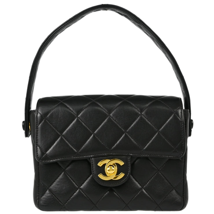 Chanel 1994-1996 Black Lambskin Handbag